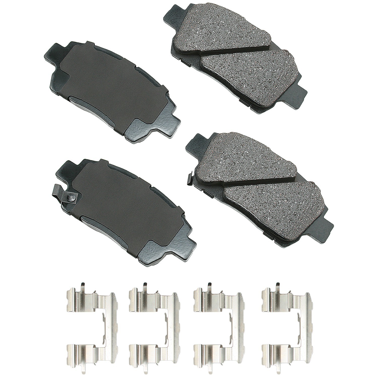 Akebono ProACT Ultra Premium Ceramic Disc Brake Pad Kit