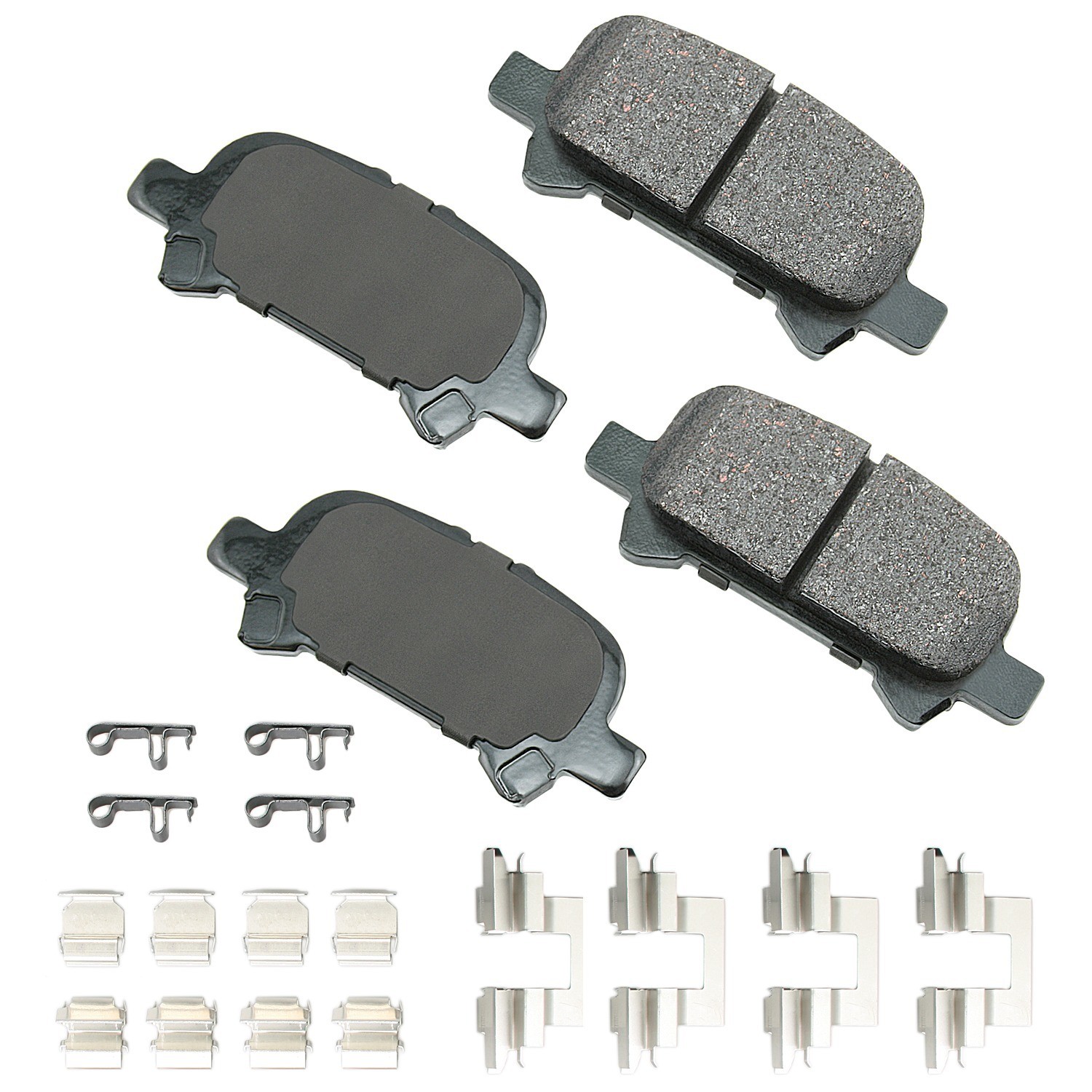 Akebono ProACT Ultra Premium Ceramic Disc Brake Pad Kit