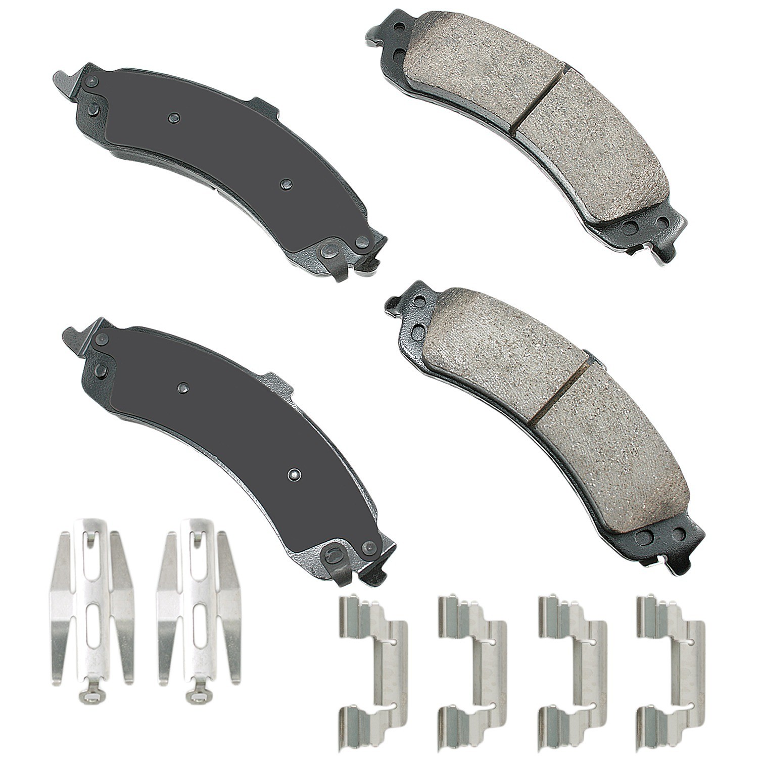 Akebono ProACT Ultra Premium Ceramic Disc Brake Pad Kit