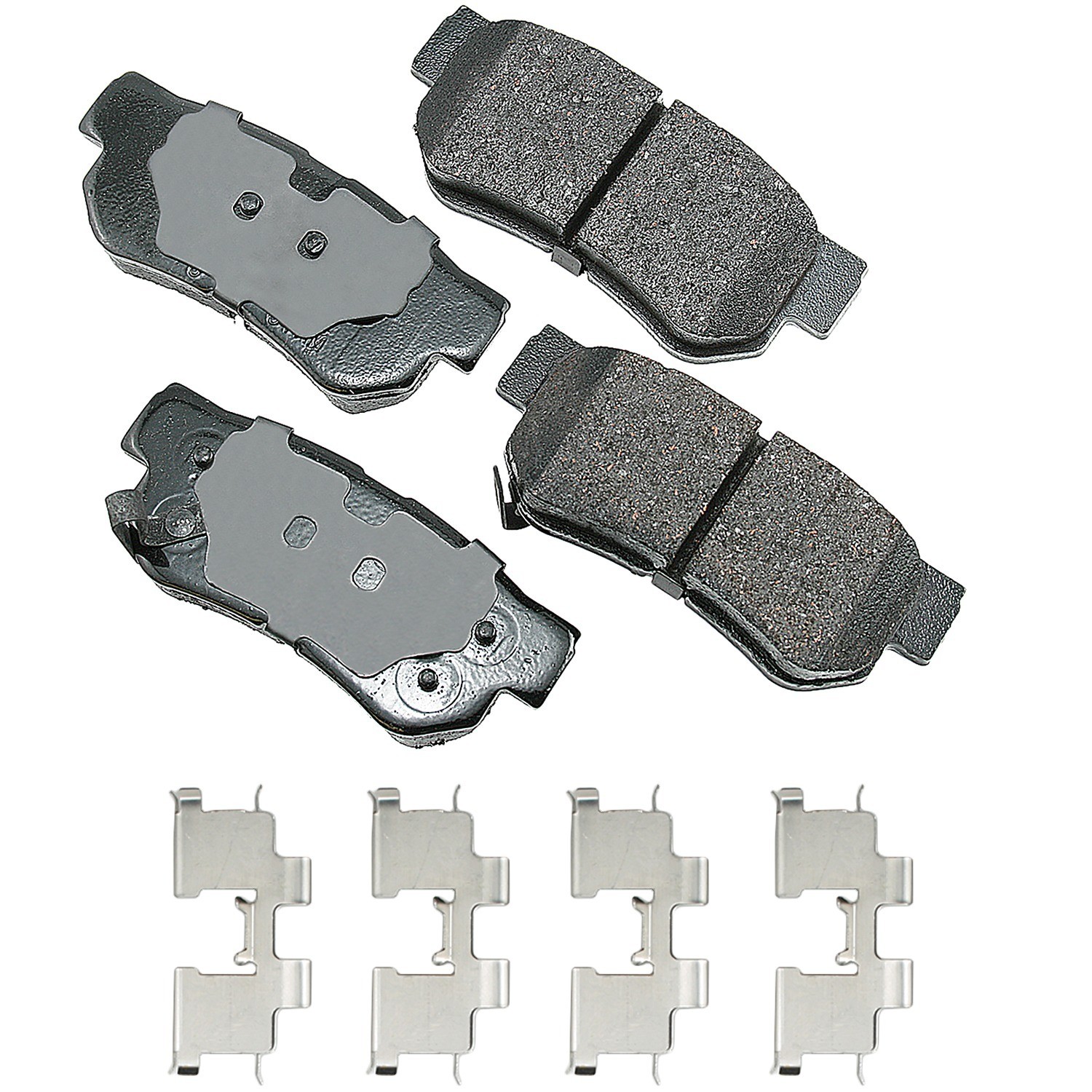 Akebono ProACT Ultra Premium Ceramic Disc Brake Pad Kit
