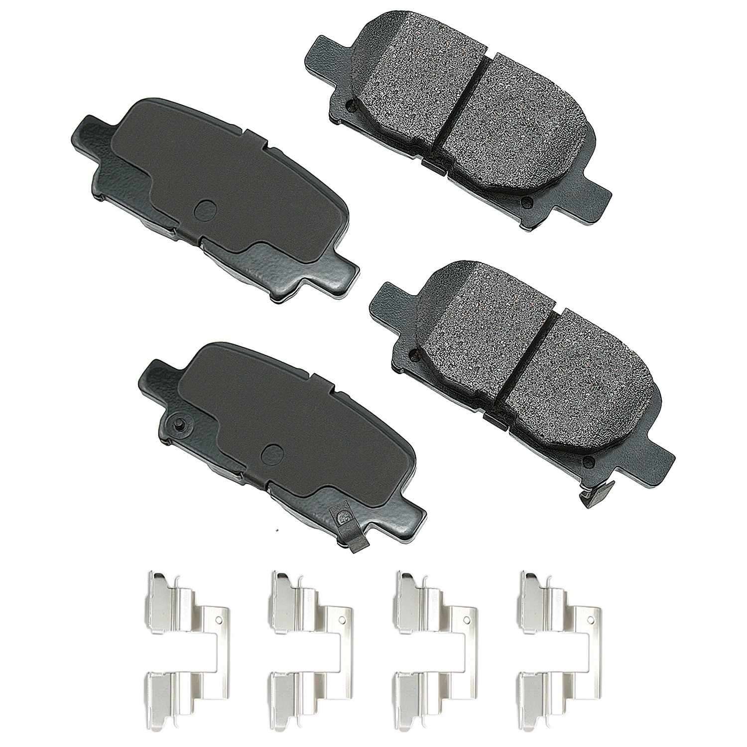 Akebono ProACT Ultra Premium Ceramic Disc Brake Pad Kit