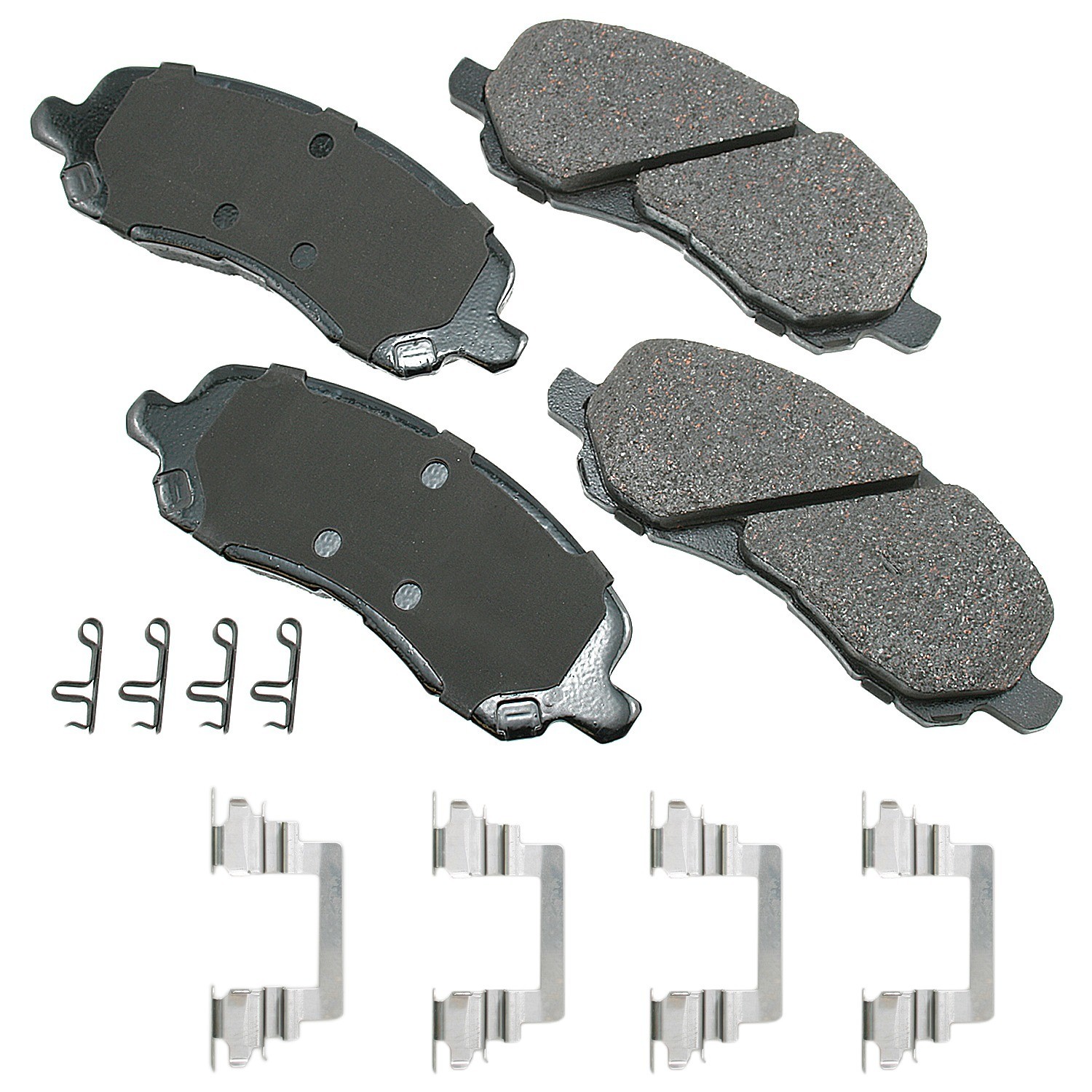 Akebono ProACT Ultra Premium Ceramic Disc Brake Pad Kit