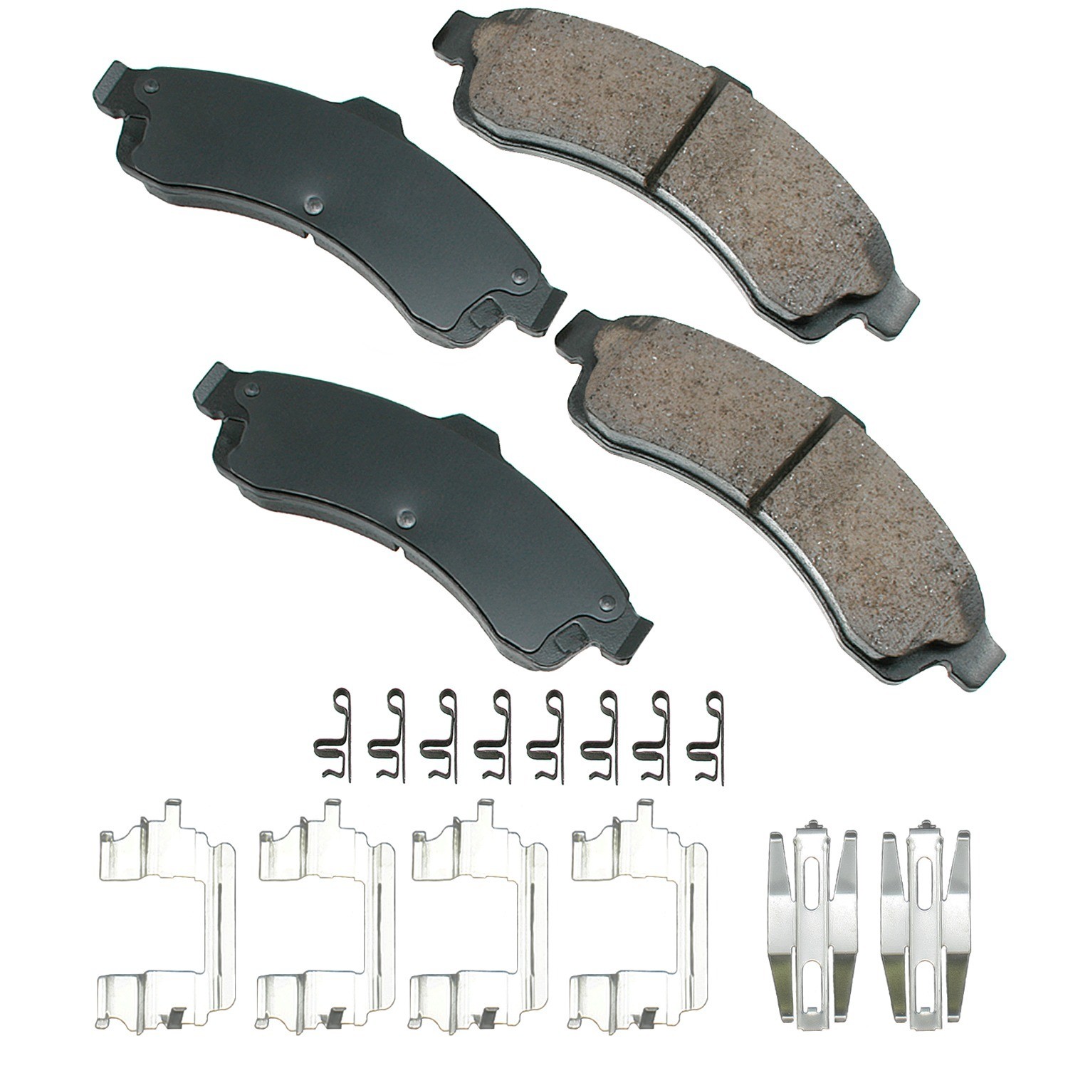 Akebono ProACT Ultra Premium Ceramic Disc Brake Pad Kit