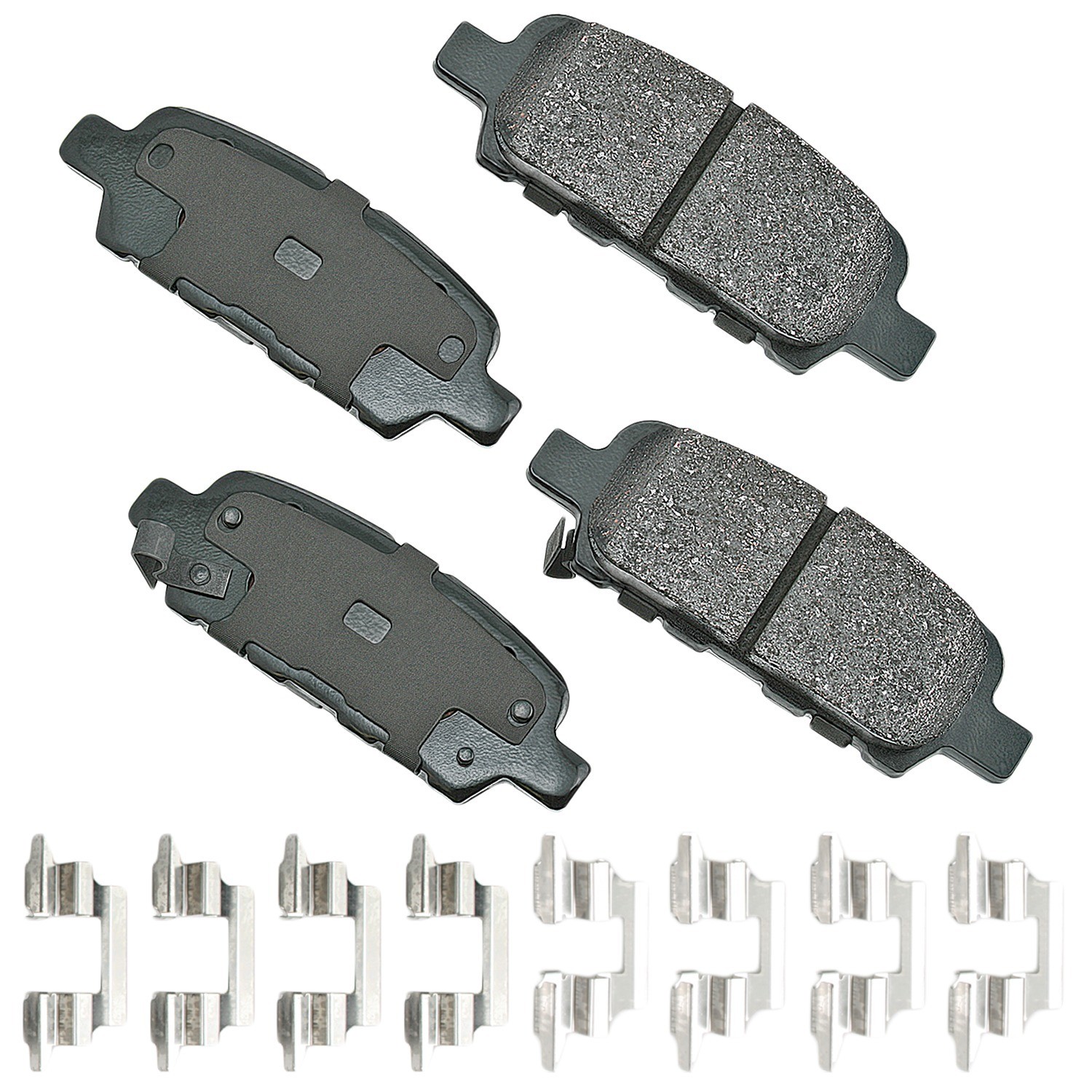 Akebono ProACT Ultra Premium Ceramic Disc Brake Pad Kit