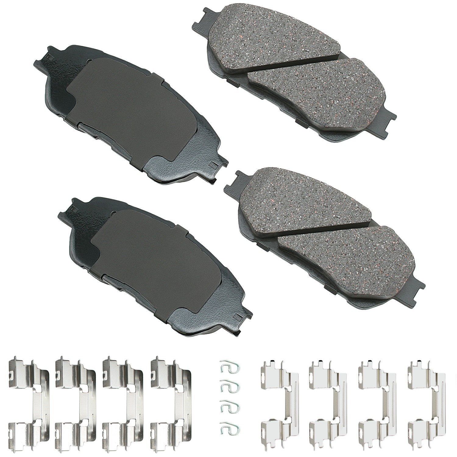 Akebono ProACT Ultra Premium Ceramic Disc Brake Pad Kit