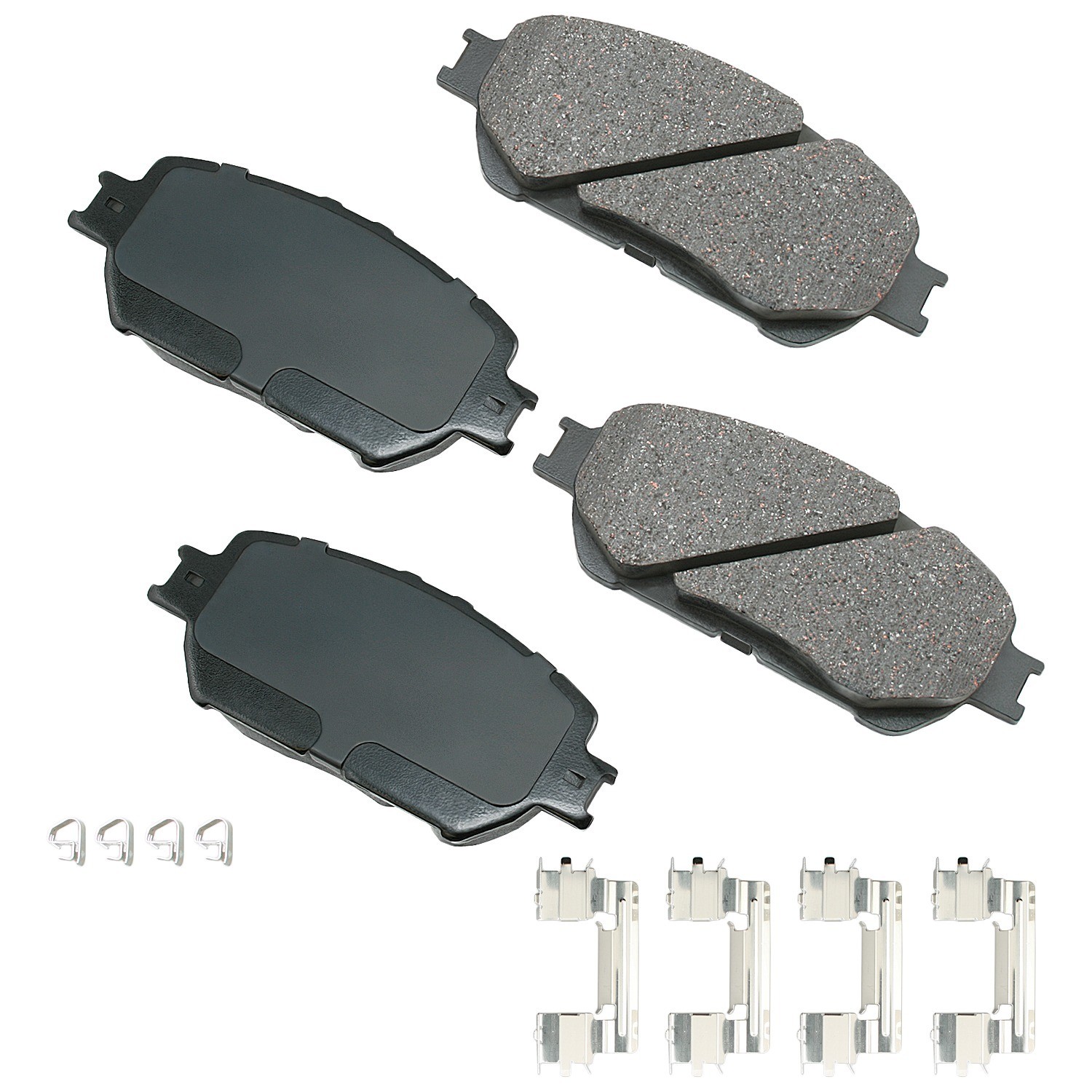 Akebono ProACT Ultra Premium Ceramic Disc Brake Pad Kit