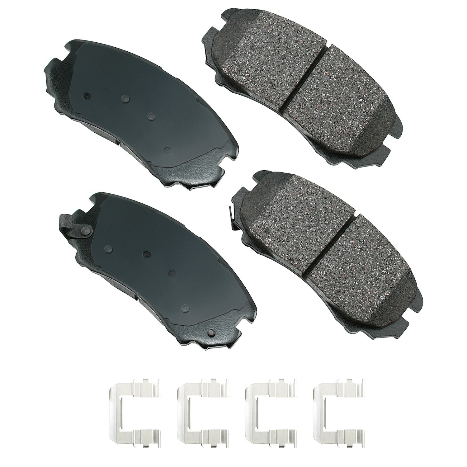 Akebono ProACT Ultra Premium Ceramic Disc Brake Pad Kit