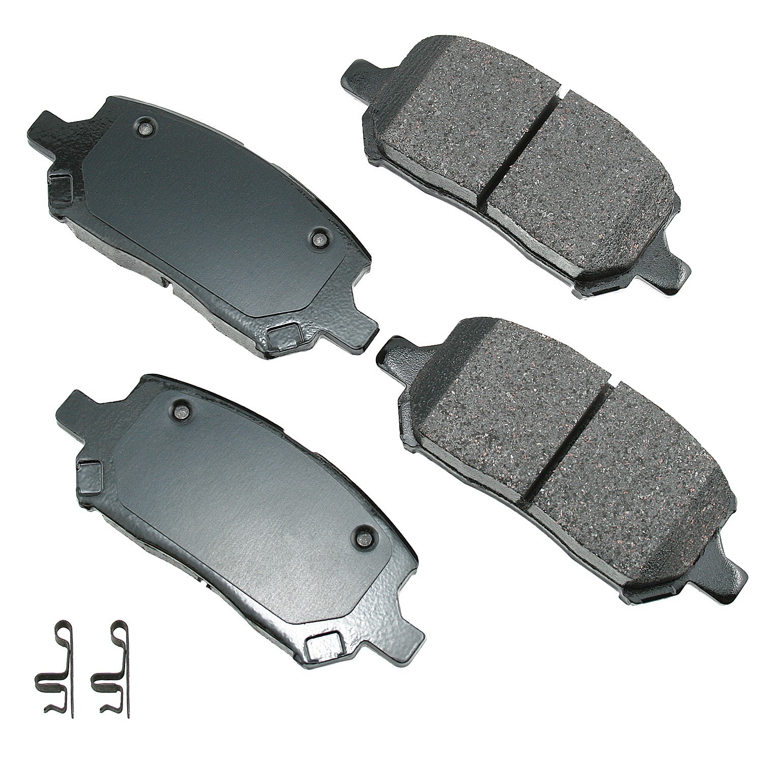 Akebono ProACT Ultra Premium Ceramic Disc Brake Pad Kit