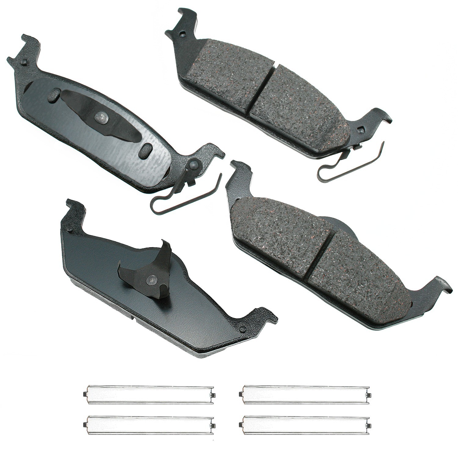 Akebono ProACT Ultra Premium Ceramic Disc Brake Pad Kit