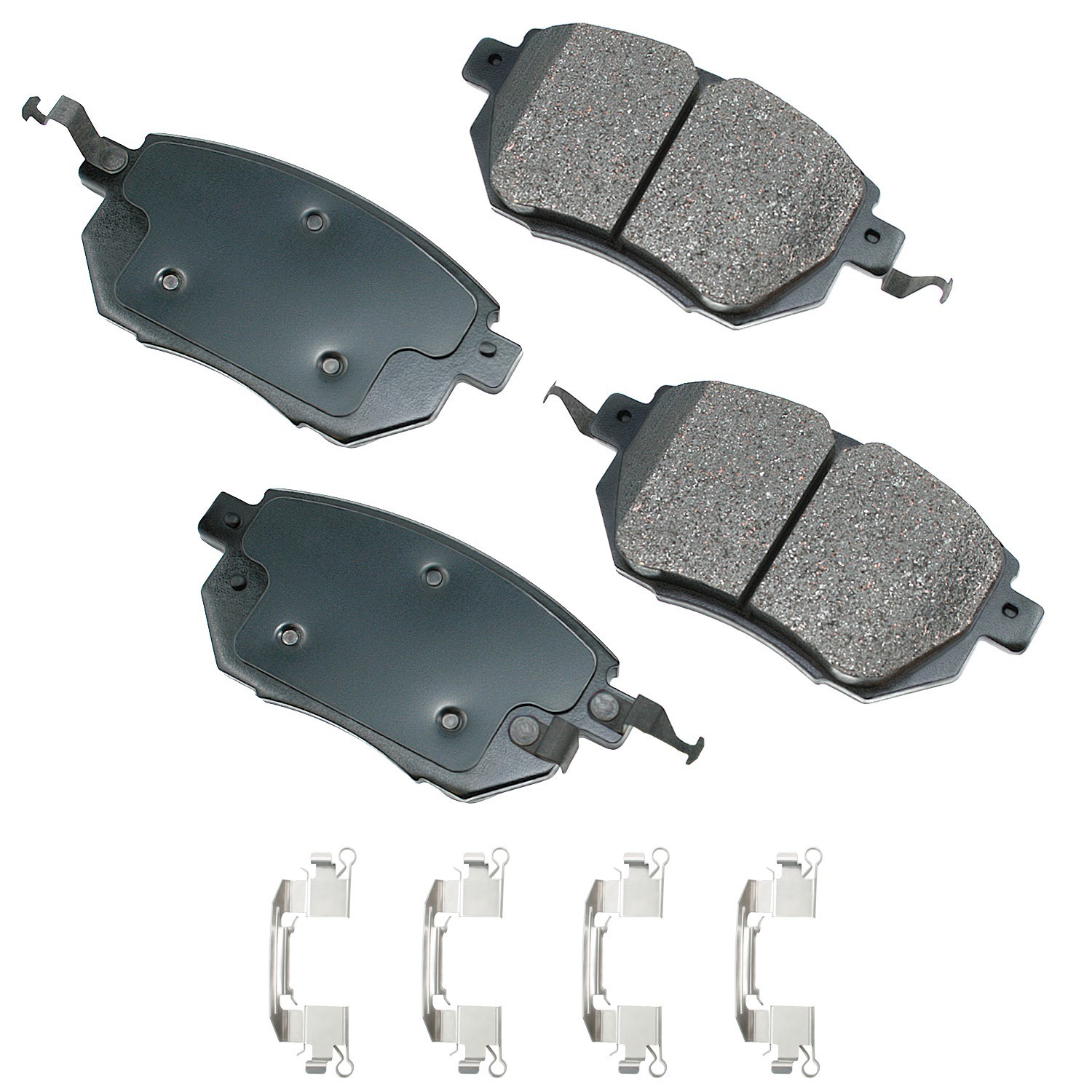 Akebono ProACT Ultra Premium Ceramic Disc Brake Pad Kit
