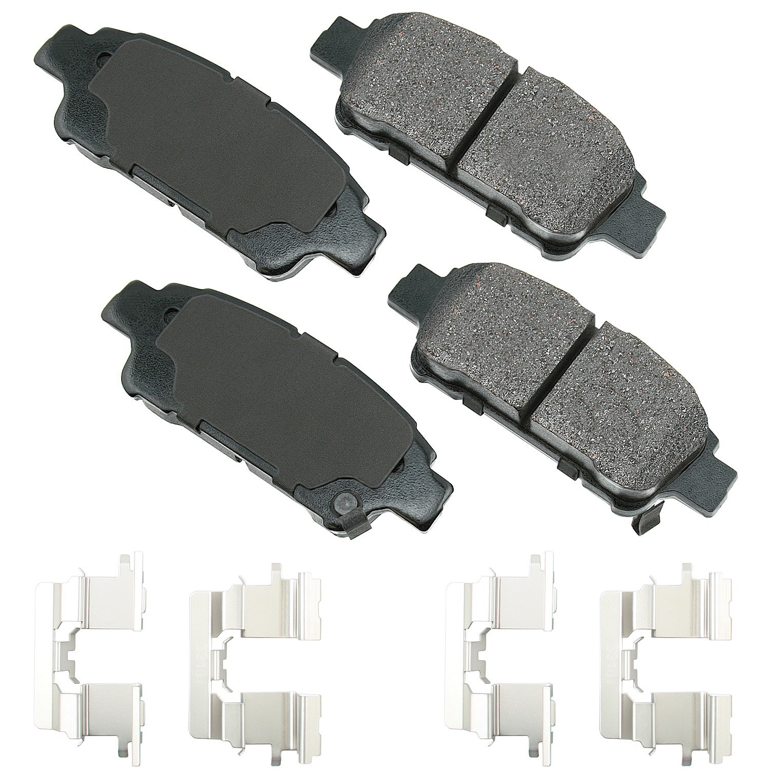 Akebono ProACT Ultra Premium Ceramic Disc Brake Pad Kit