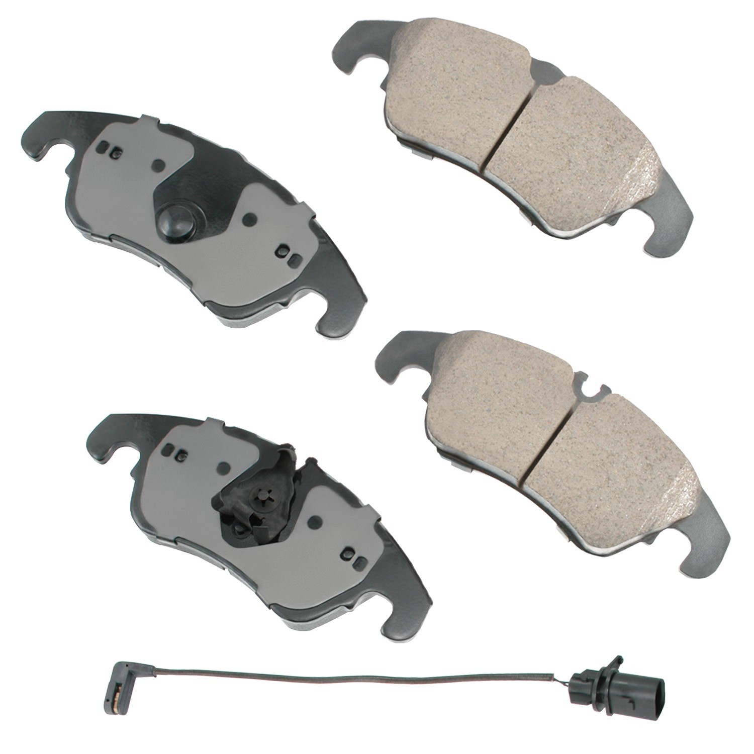 Akebono EURO Ultra Premium Ceramic Disc Brake Pad Kit