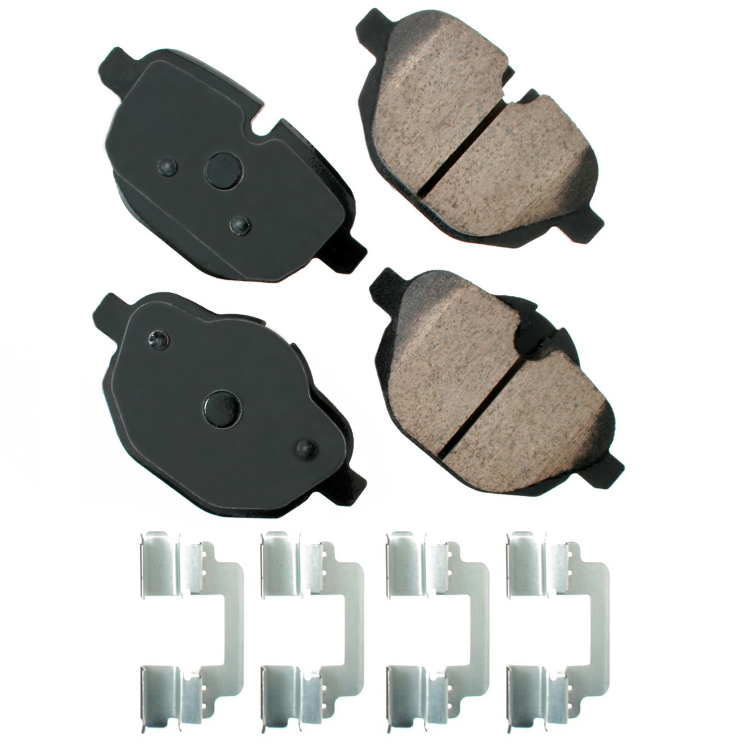 Akebono EURO Ultra Premium Ceramic Disc Brake Pad Kit
