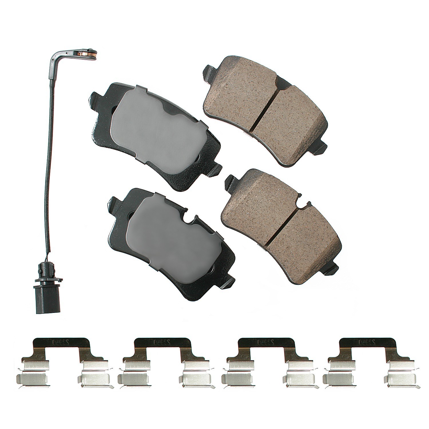 Akebono EURO Ultra Premium Ceramic Disc Brake Pad Kit