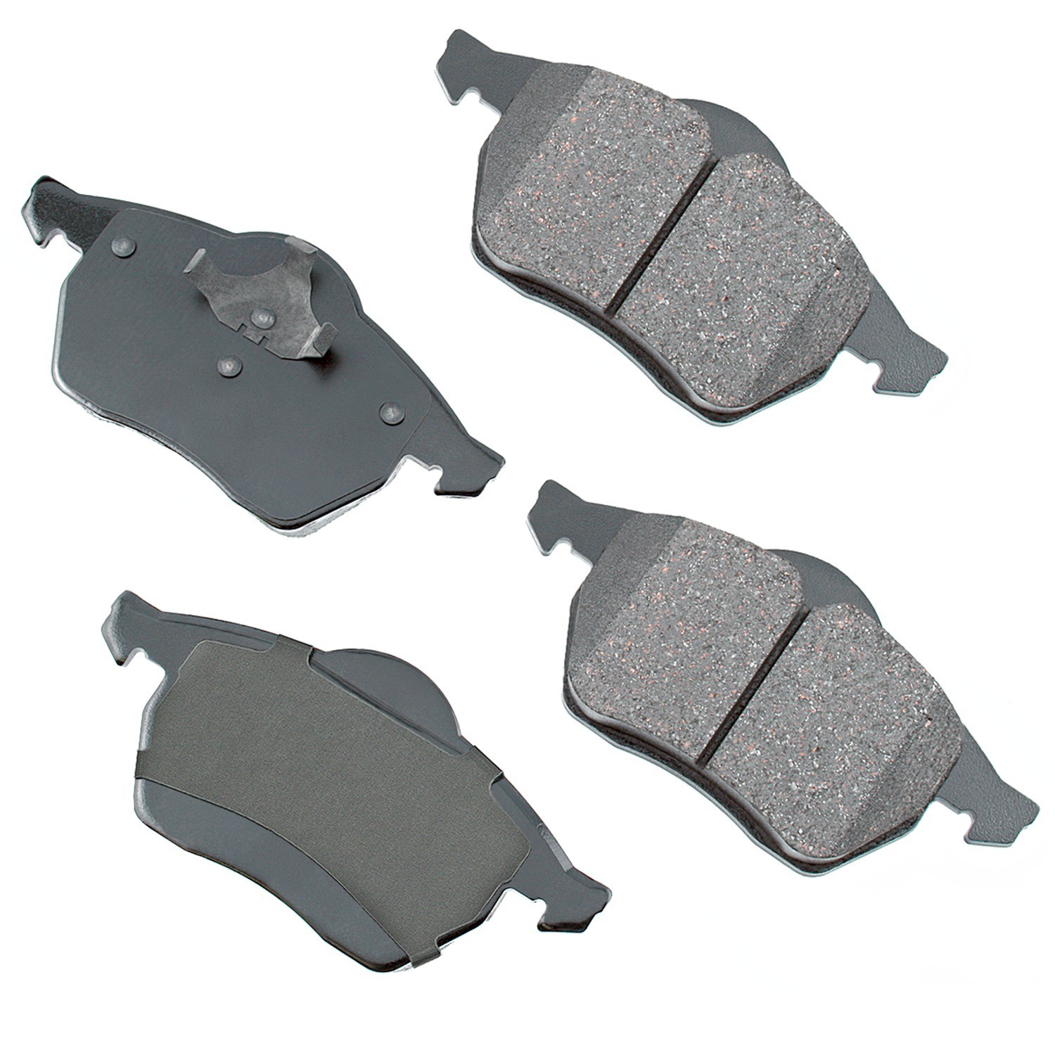 Akebono EURO Ultra Premium Ceramic Disc Brake Pad Kit
