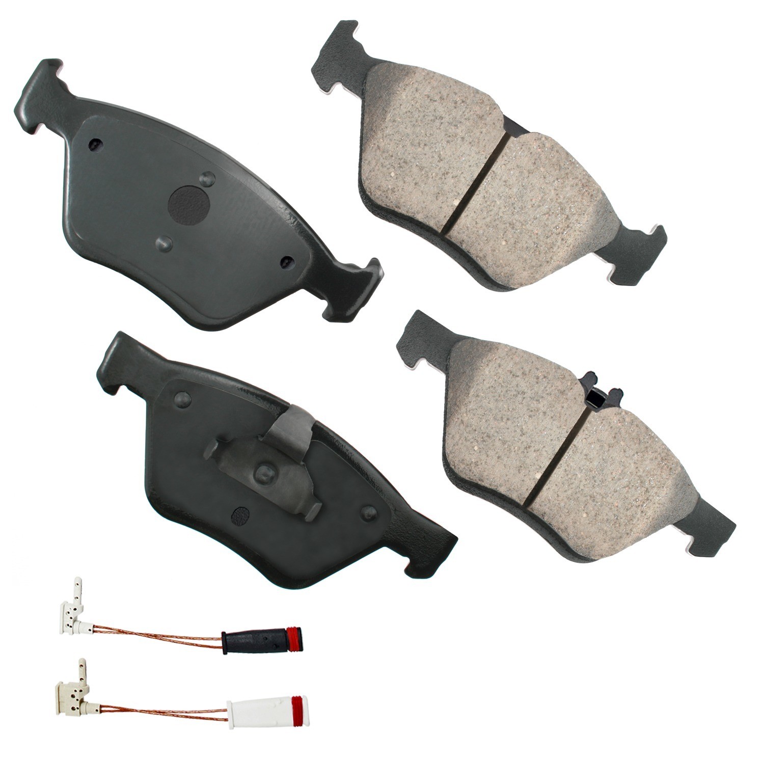 Akebono EURO Ultra Premium Ceramic Disc Brake Pad Kit
