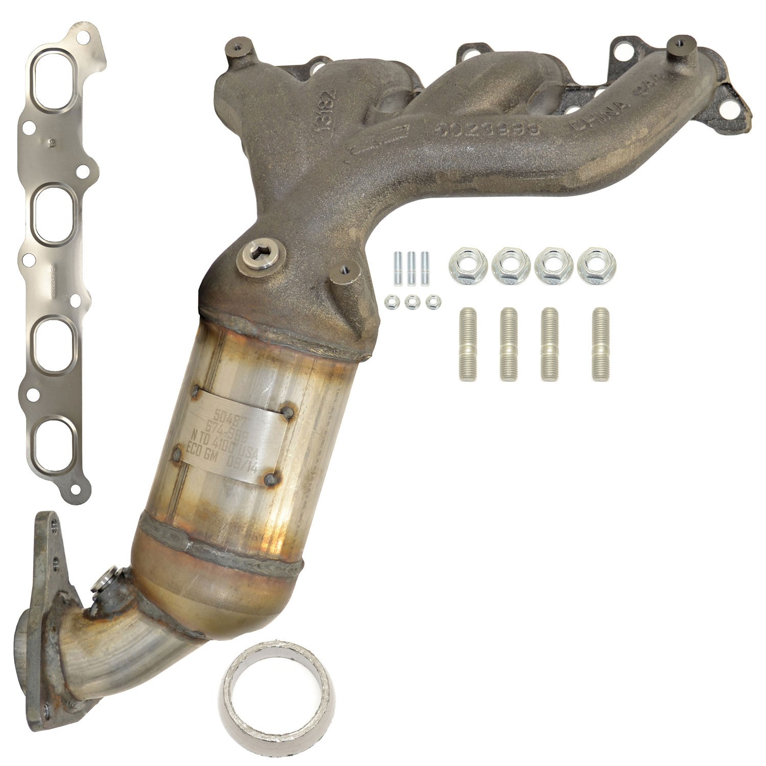 Federal / EPA Catalytic Converter - Direct Fit w/ Integrated Manifold
