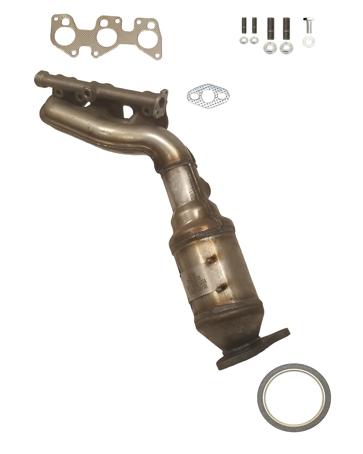 Federal / EPA Catalytic Converter - Direct Fit w/ Integrated Manifold