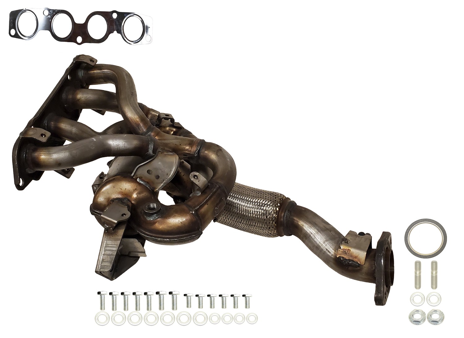 Federal / EPA Catalytic Converter - Direct Fit w/ Integrated Manifold