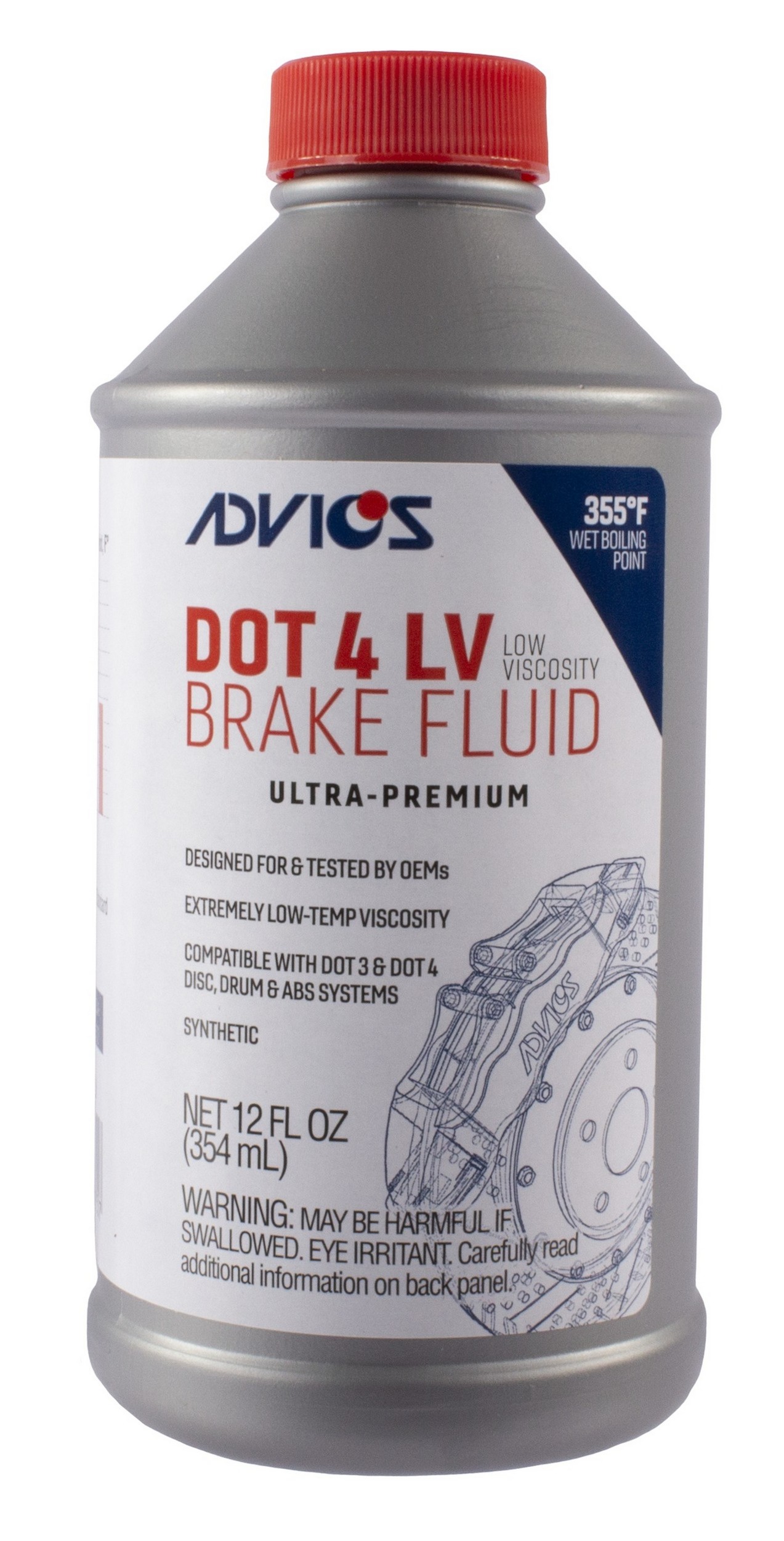 ADVICS Synthetic DOT 4 LV Brake Fluid