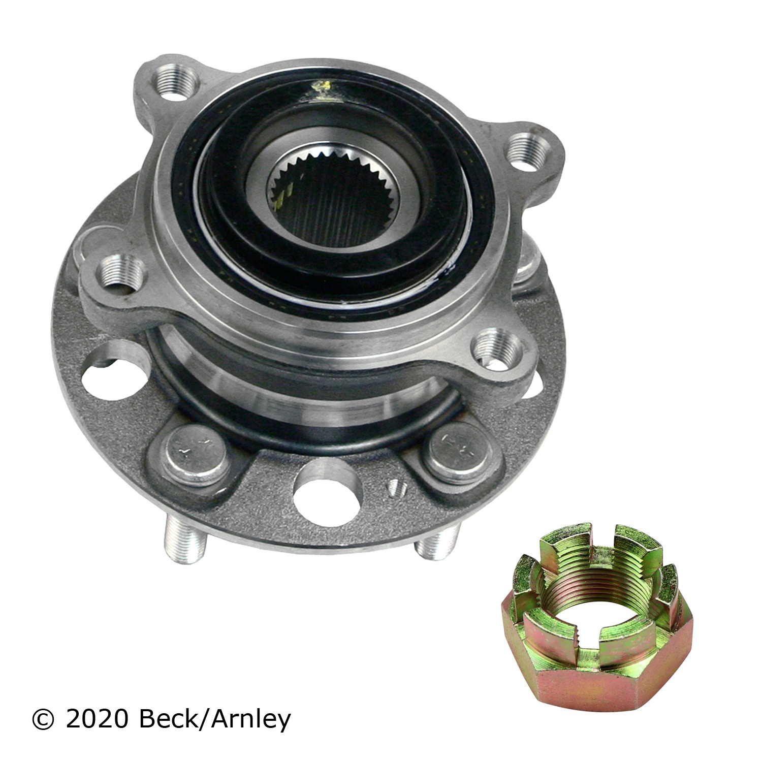 HUB AND BEARING ASSY