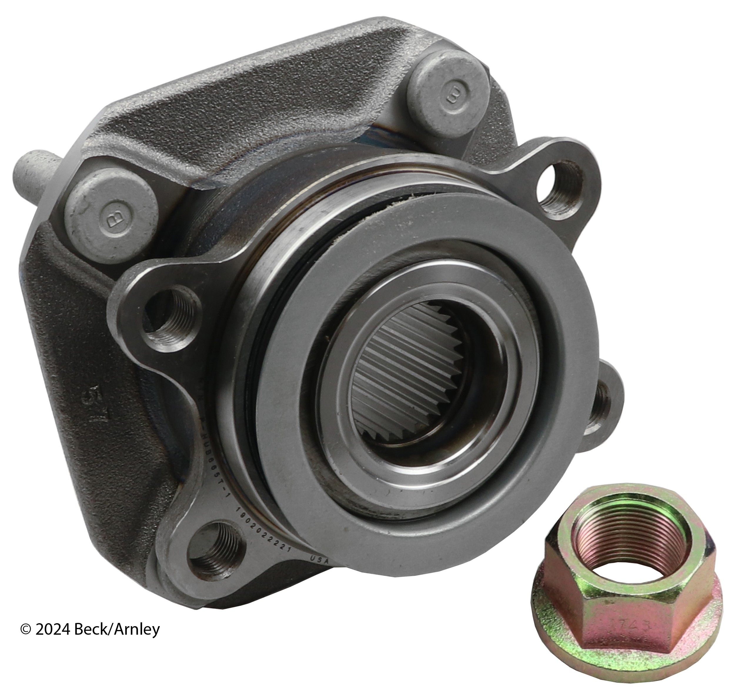 HUB AND BEARING ASSY