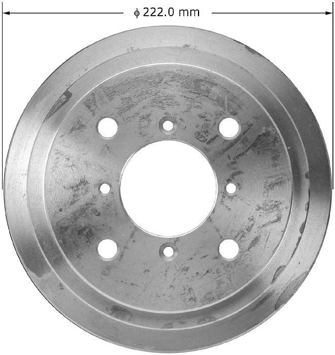 BENDIX Brake Drum