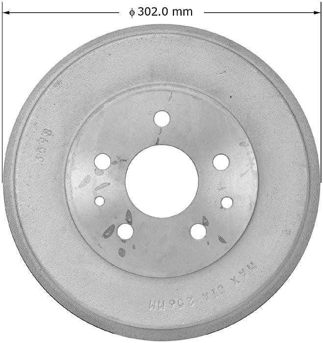 BENDIX Brake Drum
