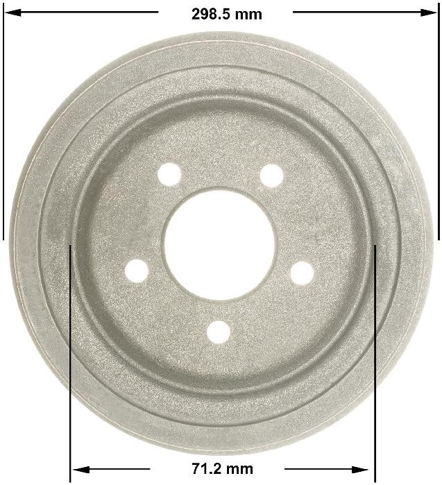 BENDIX Brake Drum