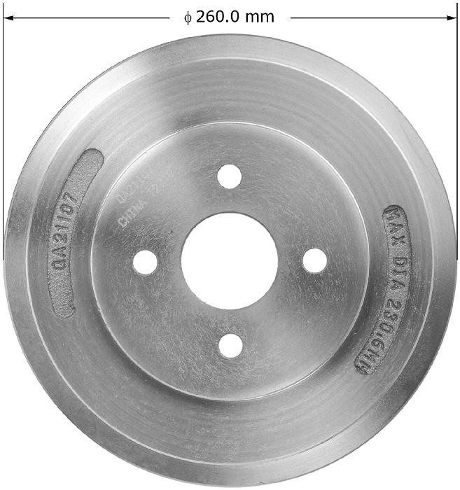 BENDIX Brake Drum