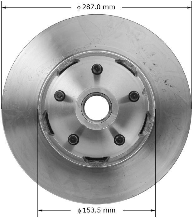 BENDIX Disc Brake Rotor and Hub Assembly