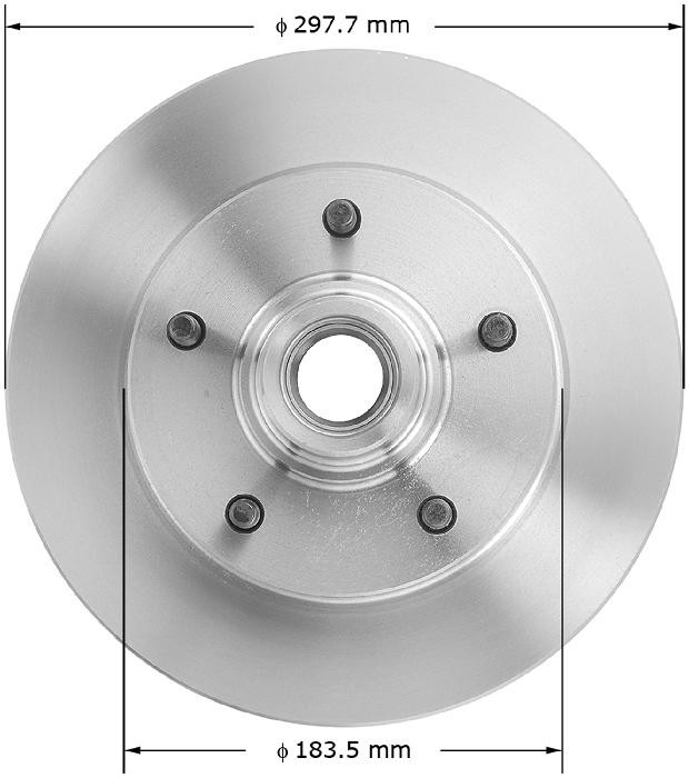 BENDIX Disc Brake Rotor and Hub Assembly