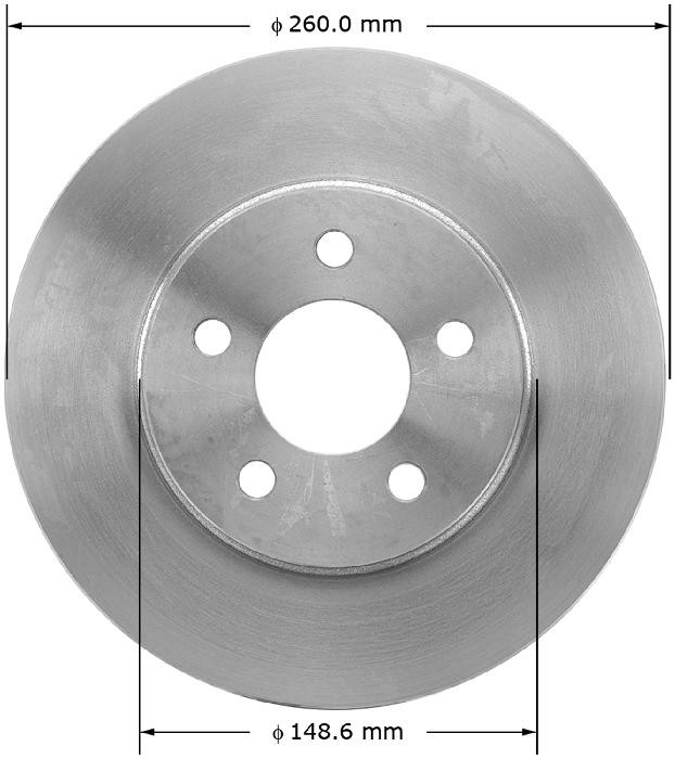 BENDIX Disc Brake Rotor