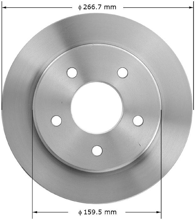 BENDIX Disc Brake Rotor