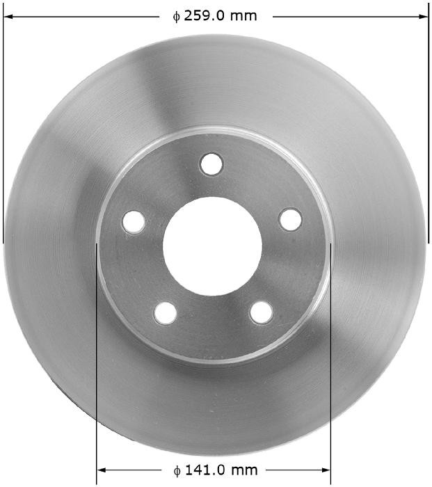 BENDIX Disc Brake Rotor