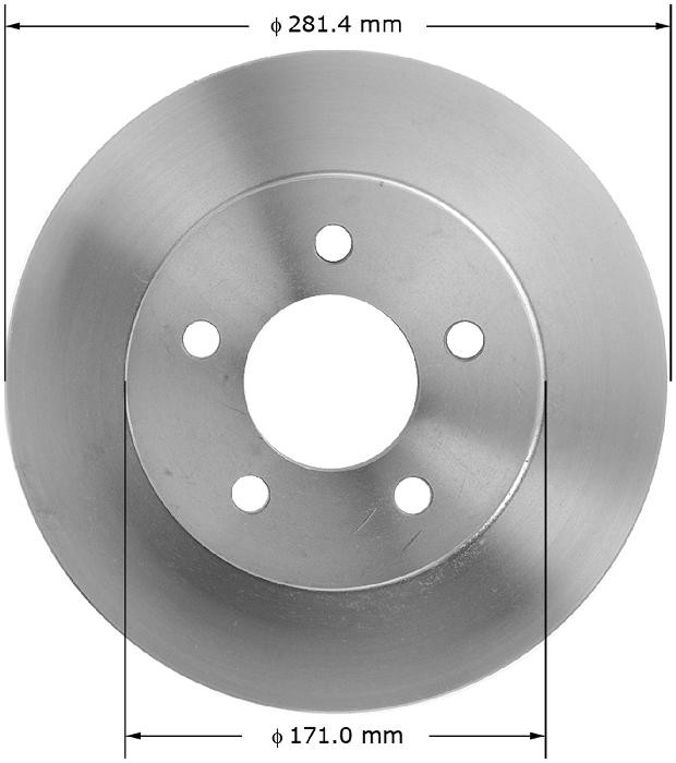 BENDIX Disc Brake Rotor