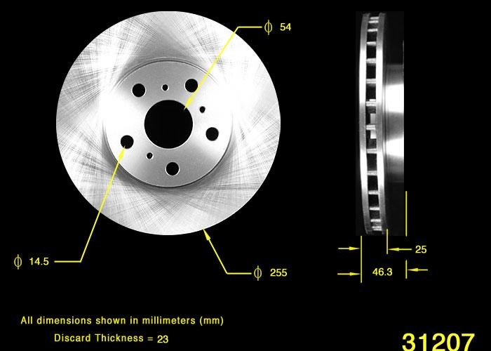 BENDIX Disc Brake Rotor