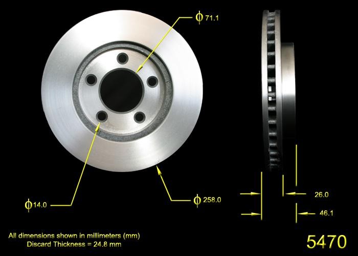BENDIX Disc Brake Rotor