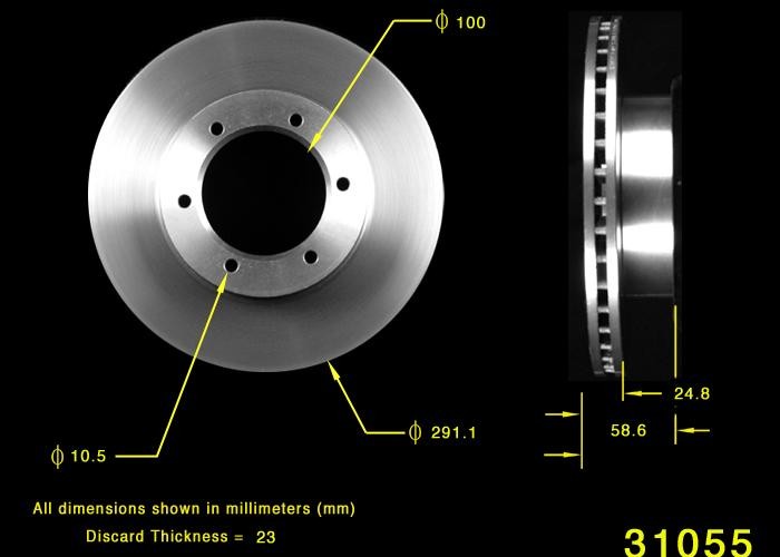 BENDIX Disc Brake Rotor