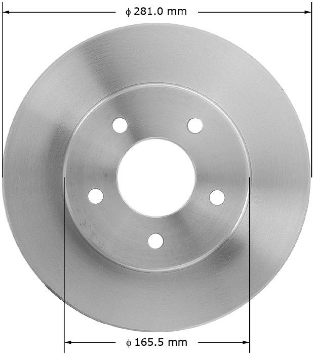 BENDIX Disc Brake Rotor