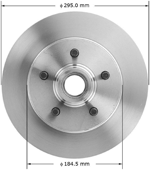 BENDIX Disc Brake Rotor and Hub Assembly