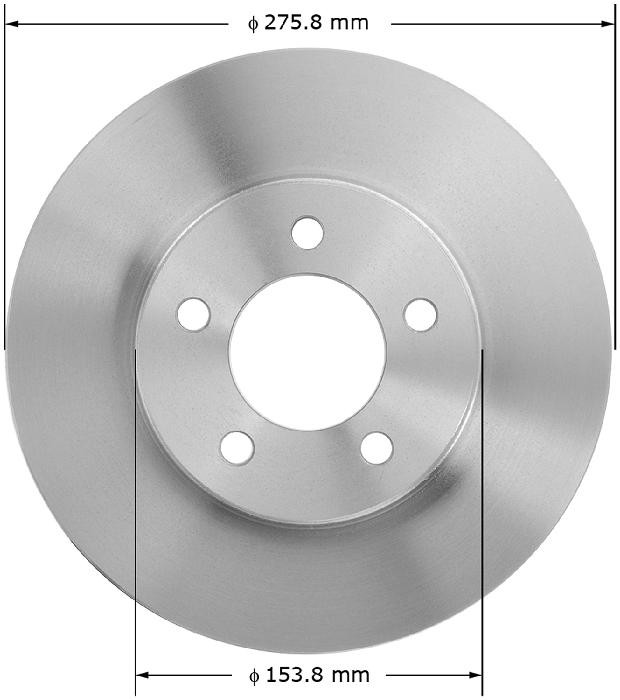 BENDIX Disc Brake Rotor