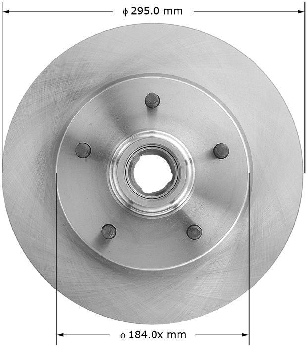 BENDIX Disc Brake Rotor and Hub Assembly