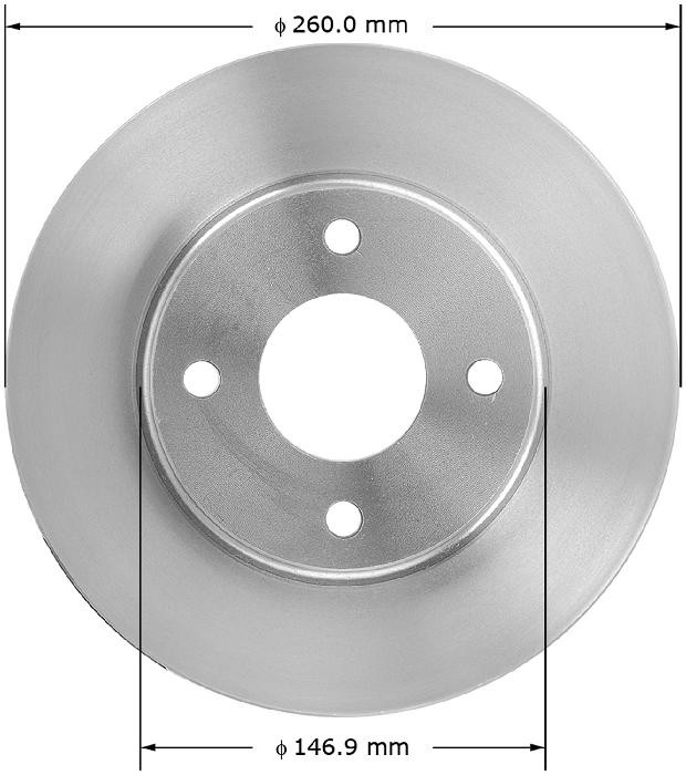 BENDIX Disc Brake Rotor