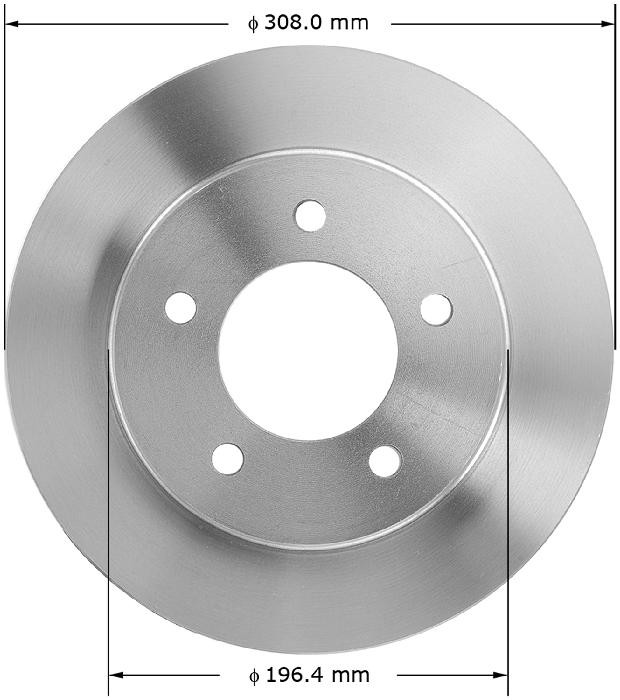 BENDIX Disc Brake Rotor