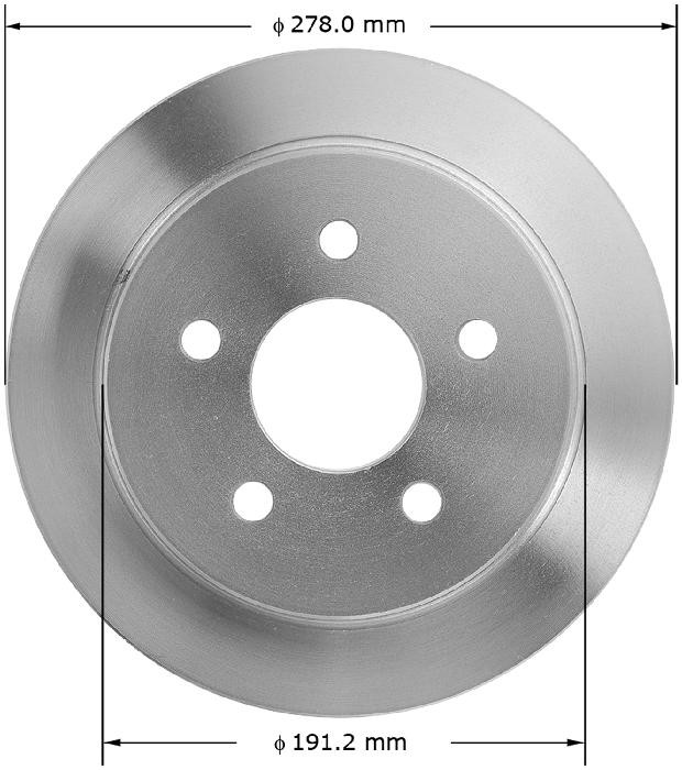 BENDIX Disc Brake Rotor