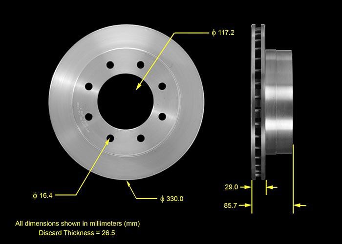 BENDIX Disc Brake Rotor