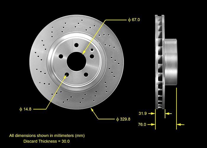 BENDIX Disc Brake Rotor