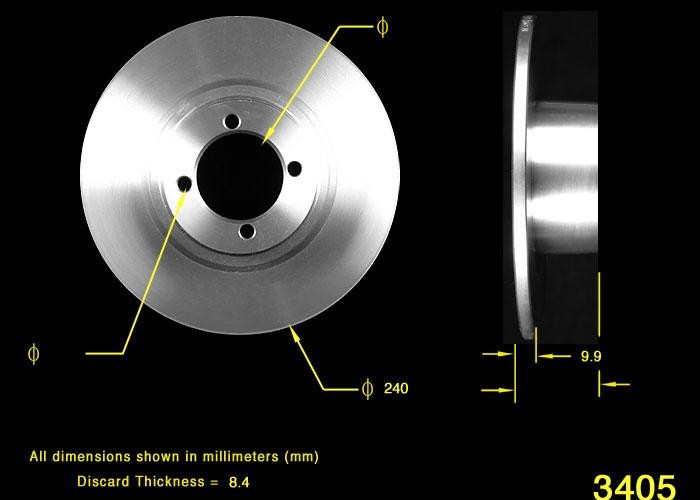 BENDIX Disc Brake Rotor