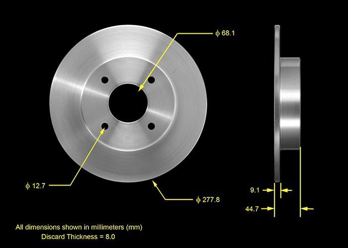 BENDIX Disc Brake Rotor